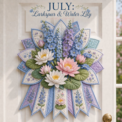 🌸 Beginner-Friendly 12-Month Birth Flower 3D Quilted Wall Hanging Sewing Kit Collection | Complete Kit with Coordinated Fabrics, Sewing Materials & Step-by-Step Guide Included 💕