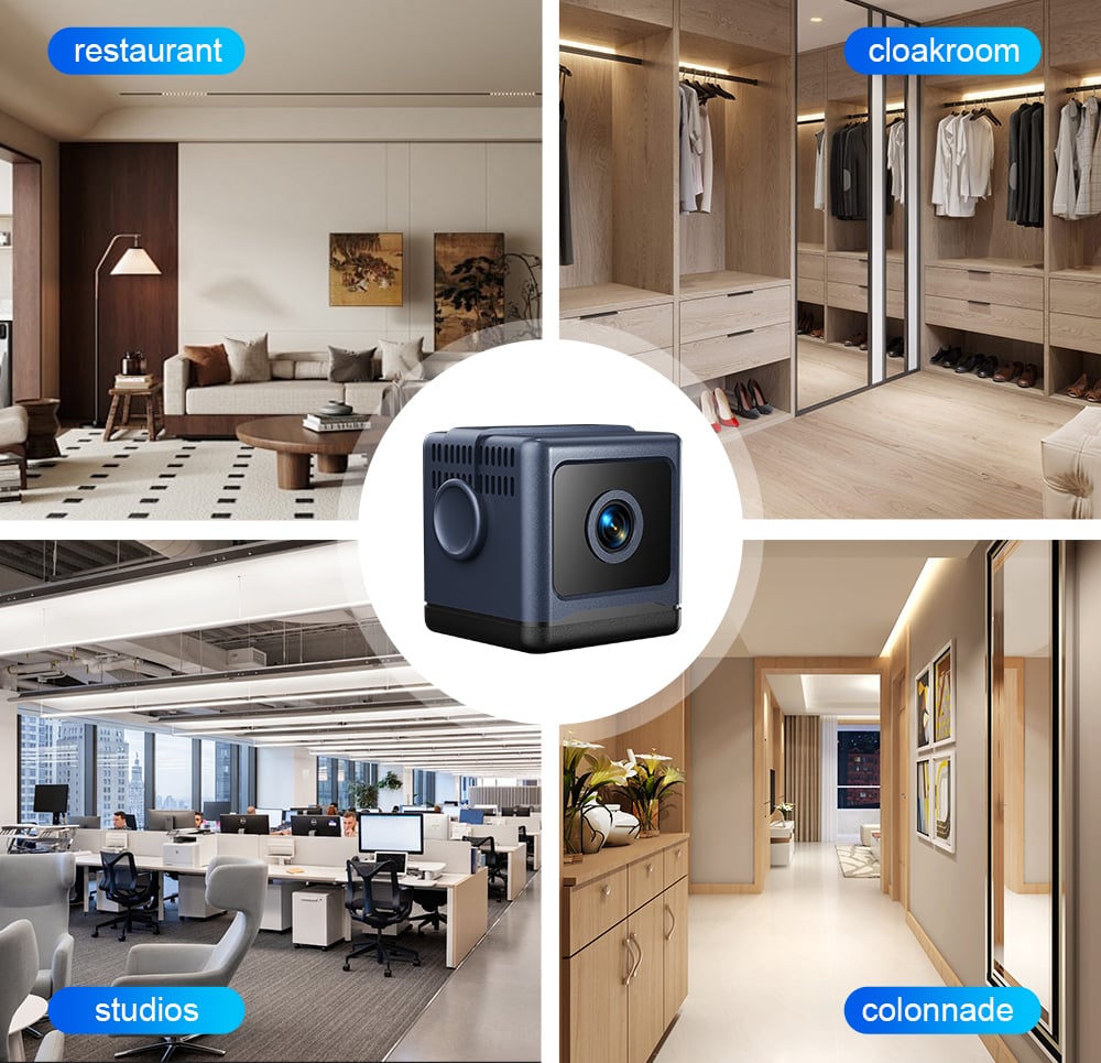 W03 Smart WiFi Security Camera – 1080P HD, Night Vision, Motion Detection, Low Power