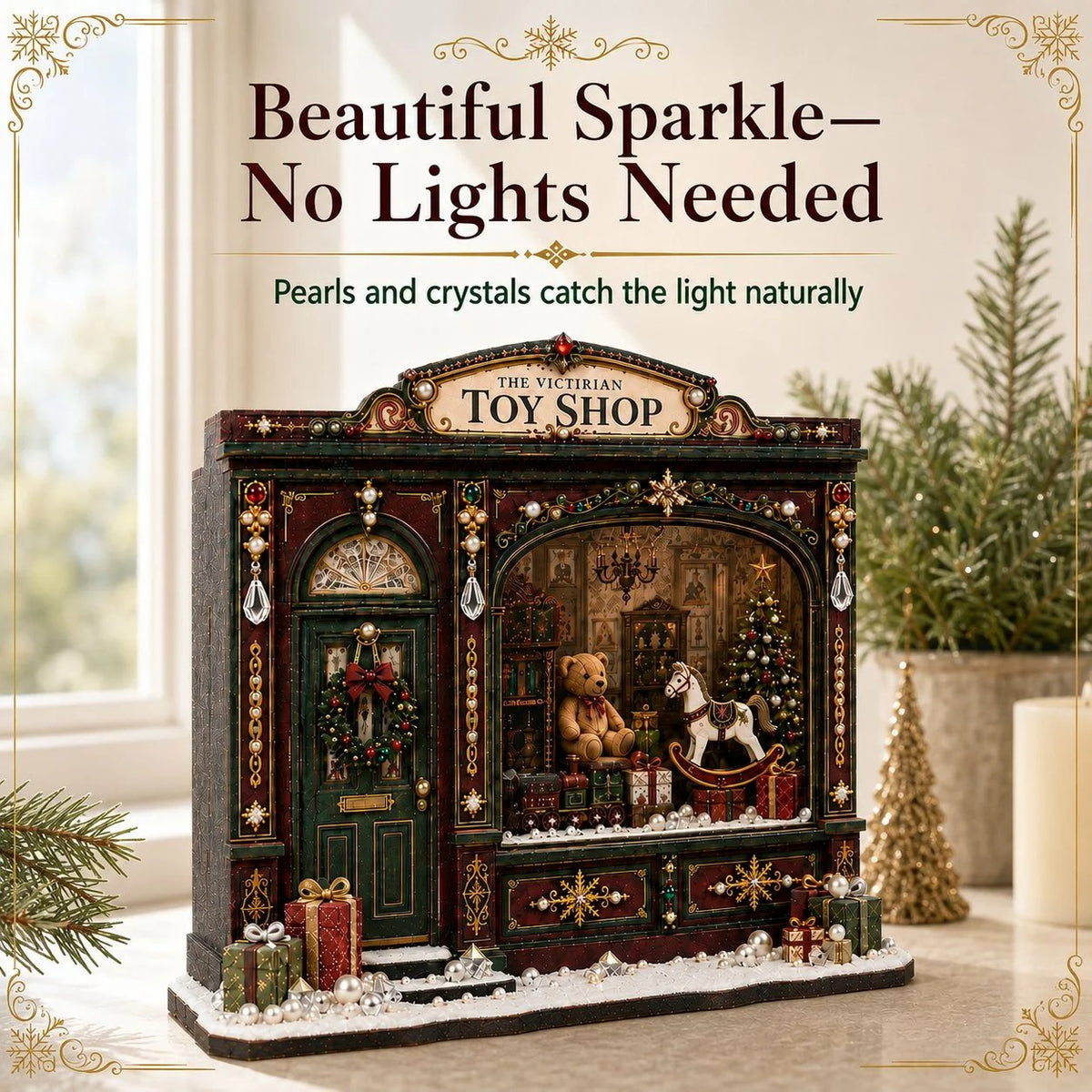 Victorian Toy Shop DIY Craft Kit – Christmas Miniature Decor