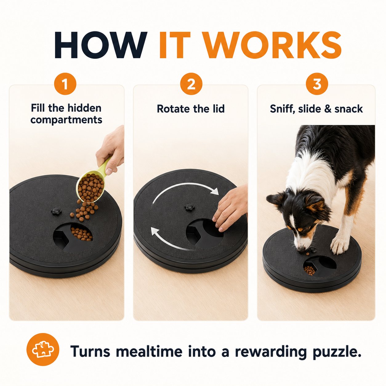 3-in-1 Dog Enrichment Feeder