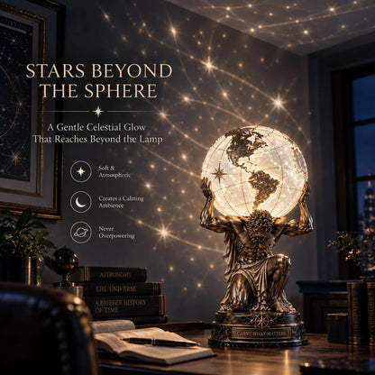 🌍 Atlas Illuminated World Sphere Lamp🌍