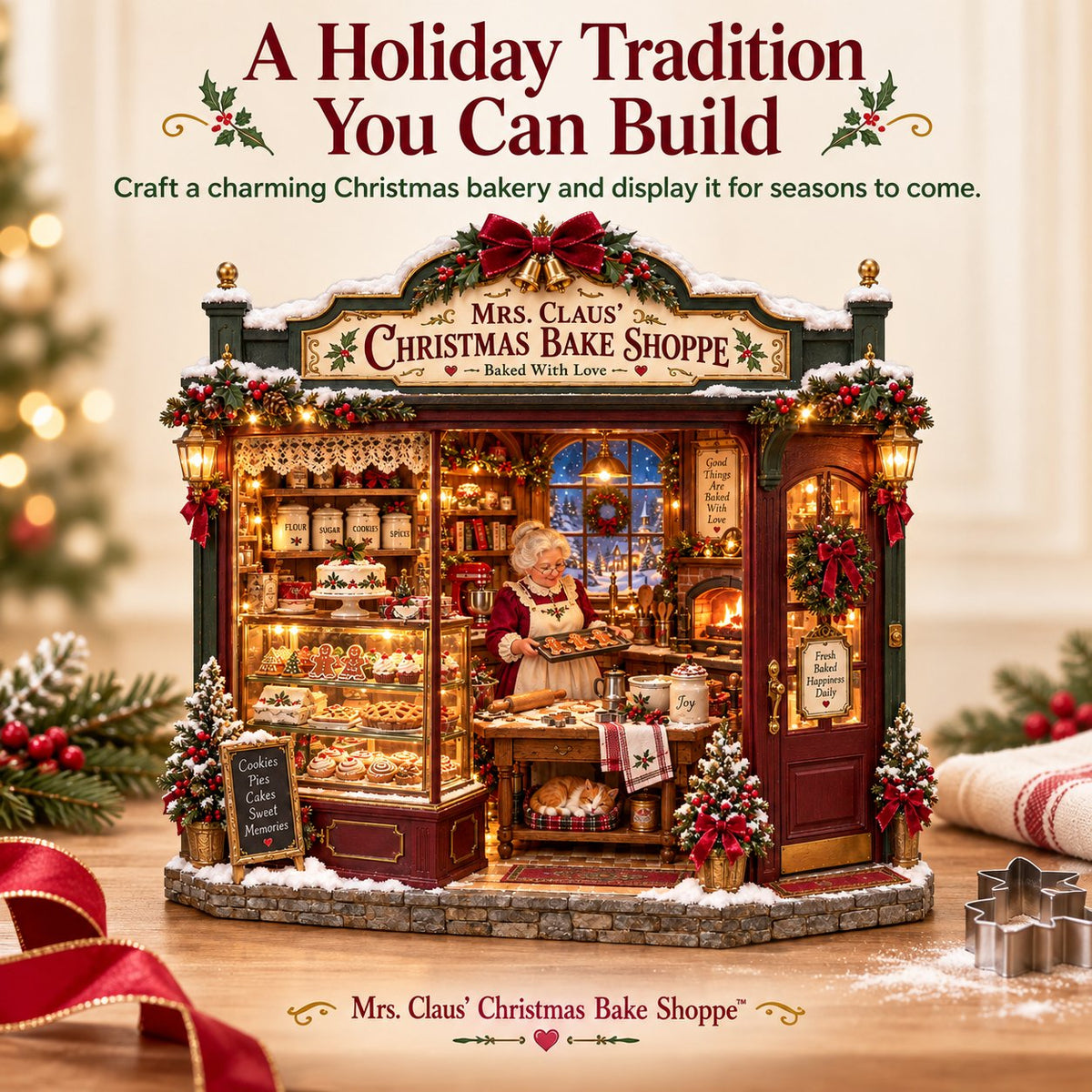 🧁 Mrs. Claus’ Christmas Bake Shoppe DIY Kit 🎄