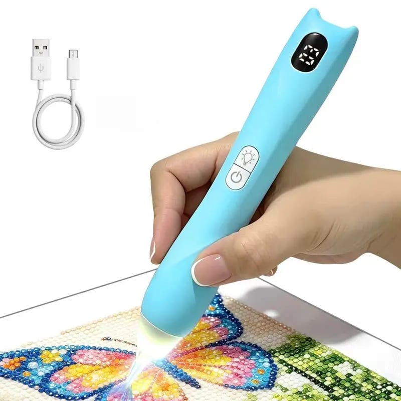 Electric Diamond Painting Pen with Light