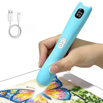 Electric Diamond Painting Pen with Light