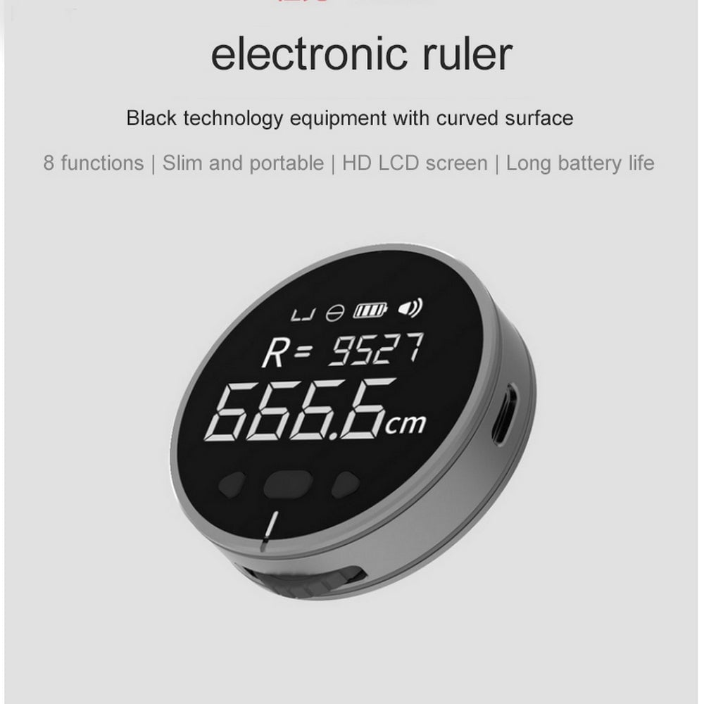 📏 Digital LCD Rolling Measuring Tape – Curves & Irregular Shapes
