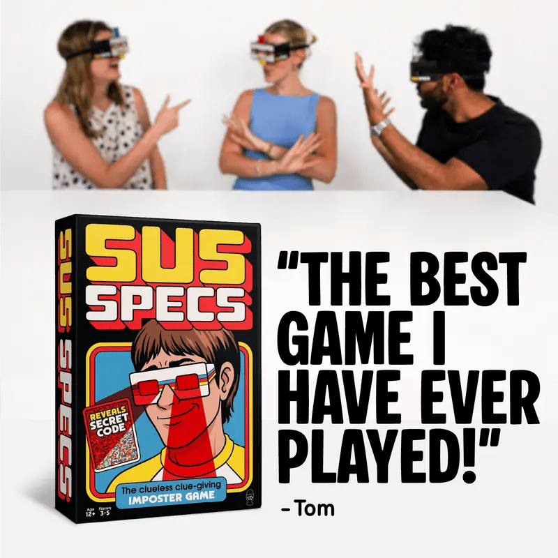 🔥LAST DAY 50% OFF - 🕵️Lucky Egg Sus Specs - The Clueless Clue-Giving Imposter Game