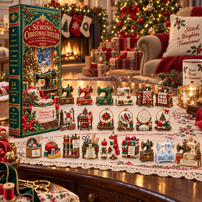 Sewing Christmas Atelier 2026 – 24-Day Countdown Collection with 24 Unique Sewing & Quilting Miniatures