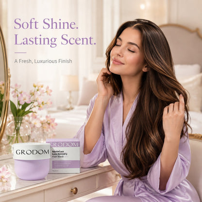 Keratin Amino‑Acid Hair Treatment Mask Frizz‑Repairing Fragranced Hair Mask For At‑Home Salon Hair Care