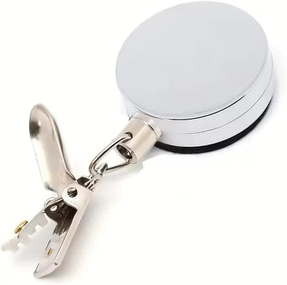 Retractable Towel Holder Clips – No-Drill Self-Adhesive Hangers