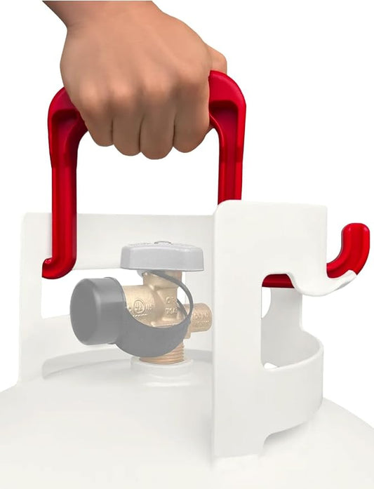 🎉Propane Tank Carrying Handle - Safe & Easy Portable Carrier - Durable and Heavy Duty - Ergonomic Grip - Reduces Hand and Wrist Strain
