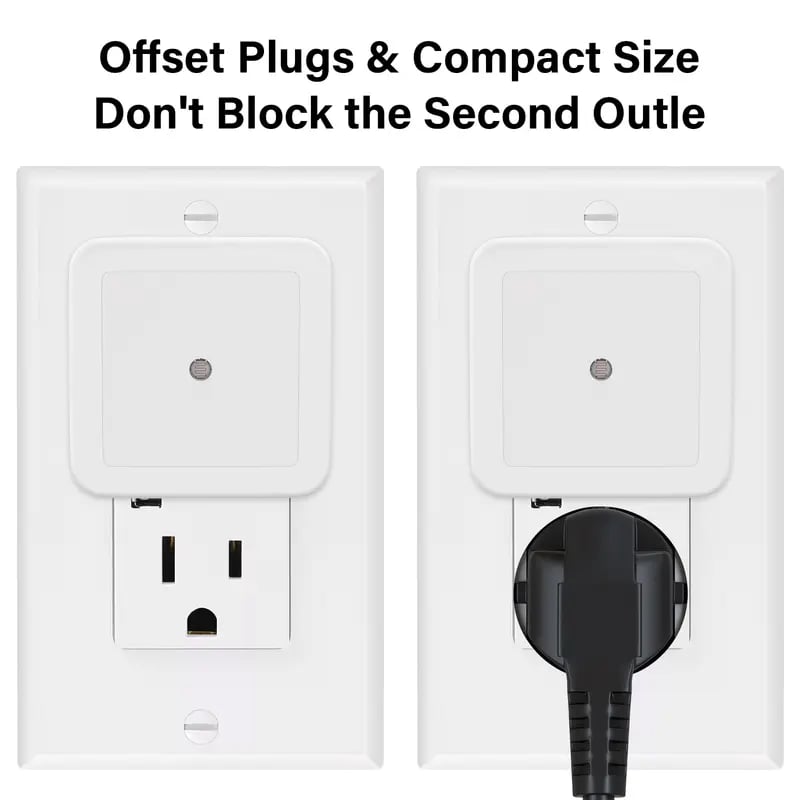 🔥HOT SALE🔥6pcs Night Light, Night Lights Plug into Wall , Nightlight Plug in Night Lights, Dusk to Dawn Night Lamp Led Night Light for Bedroom, Bathroom, Hallway Warm White