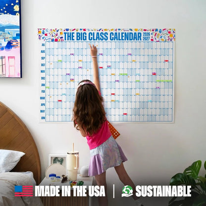 📚 Back-to-School Sale — 49% OFF Today! 💥📅 The Big Class Calendar - Academic Year 2026-2027