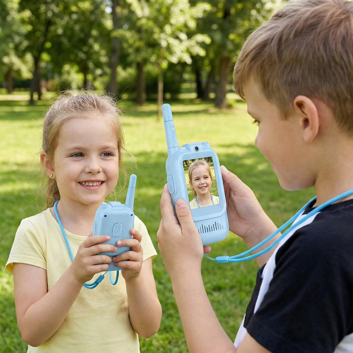 Kids Video Walkie Talkie Set (2-Pack) – Intercom with Camera & Screen