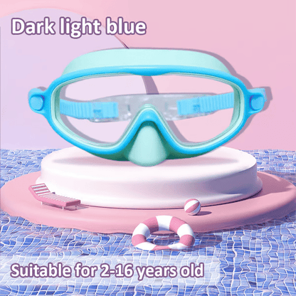 🏊‍♀️ Buy 1 Get 1 Free🏊‍♀️-HD children's large frame waterproof and anti-fog swimming goggles🏊‍♀️