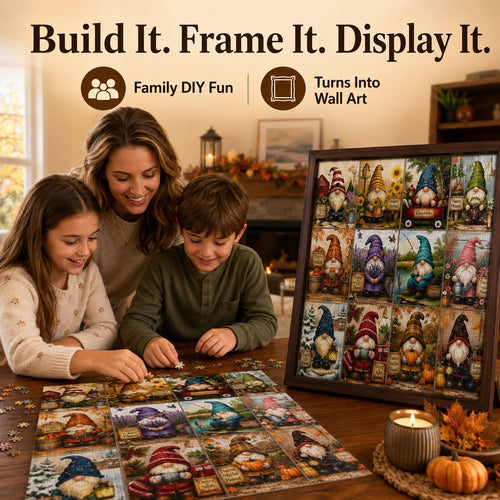 🔥Last Day 49% OFF - 🧙‍♂️🧩Gnome Tales Jigsaw Puzzle 1000 Piece