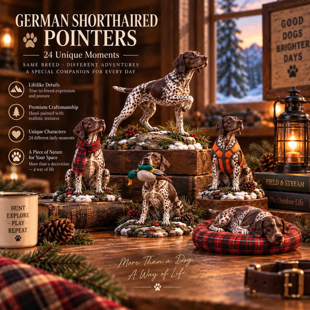 🐾 German Shorthaired Pointer 24-Day Advent Calendar