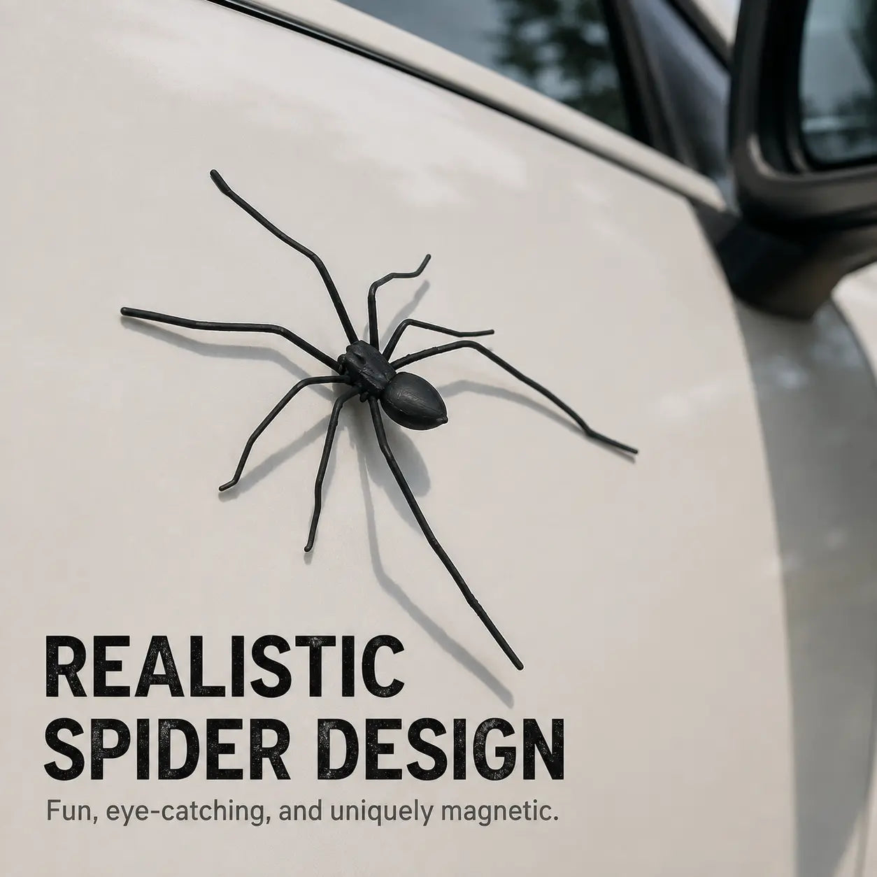 Funny Magnetic Spider Car Decor, Removable Magnet for Cars & Trucks ✅