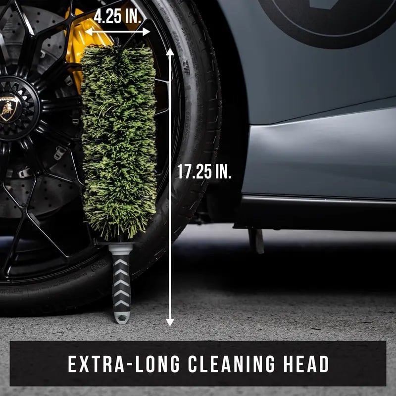 Wheel Barrel Brush for Deep Wheel Cleaning💦🚗