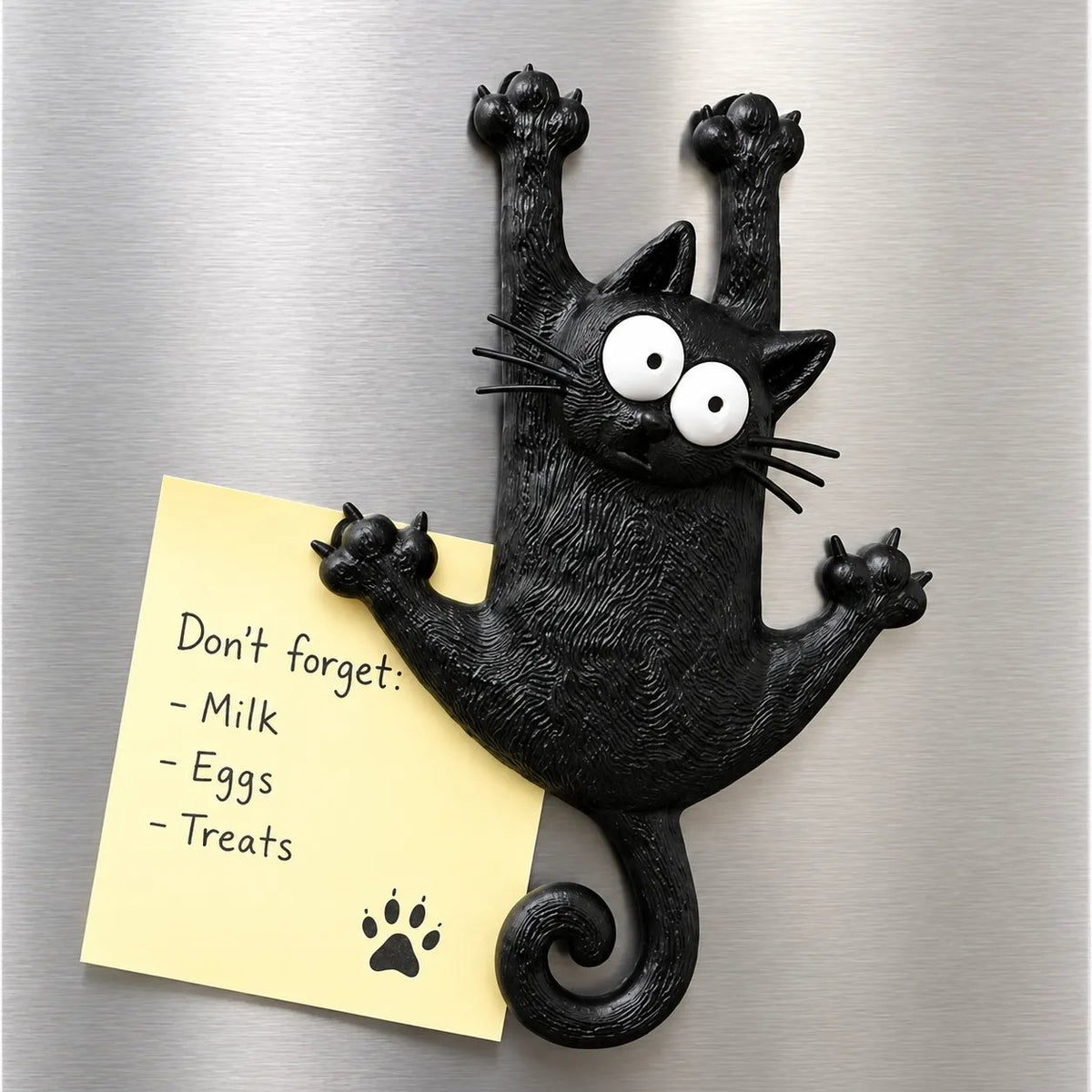🐾 Hanging Black Cat Fridge Magnet