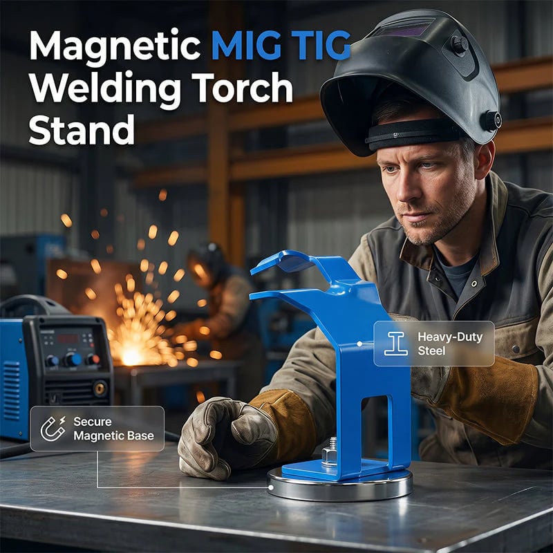 📢📢50% OFF !! ⏰Magnetic TIG MIG Welding Torch Holder Stand