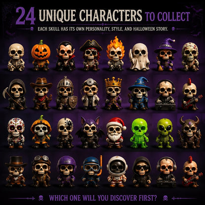 2026 Skull Halloween Advent Calendar – 24 Collectible Characters