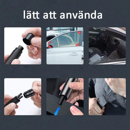 🔥HOT SALE🔥❄️Summerfresh 50% OFF!🚗2-in-1 Car Emergency Escape Tool – Spring-Loaded Tempered-Glass Window Breaker & Seatbelt Cutter