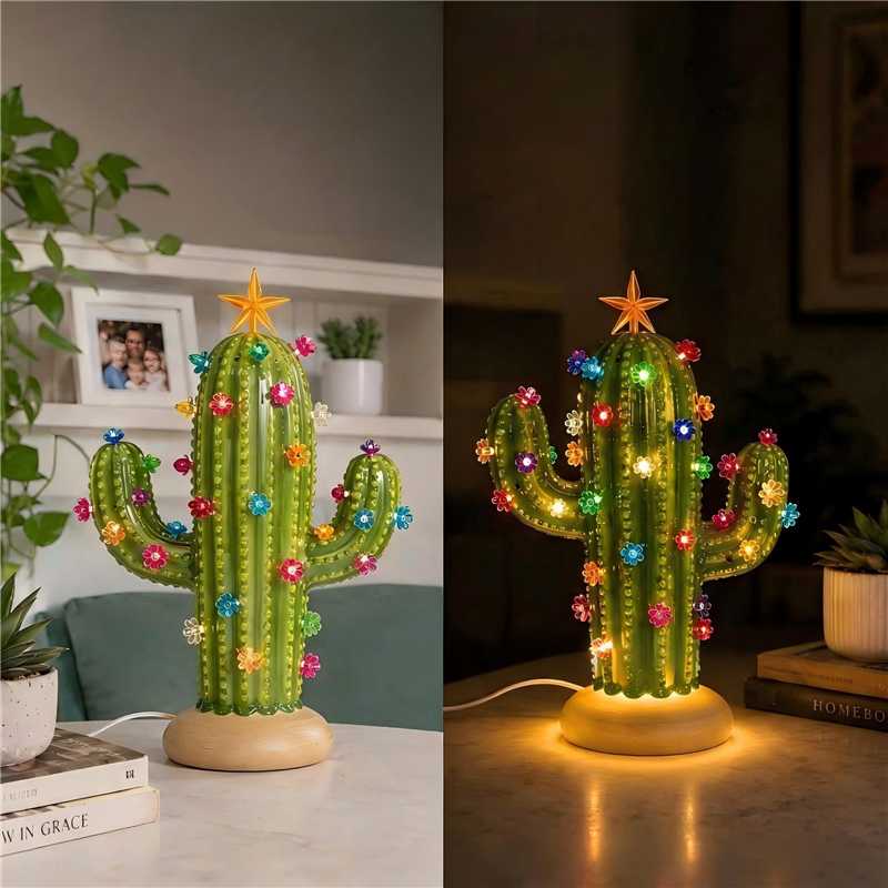 🌵 DIY Cactus Lamp – Endless Cozy Glow ⭐