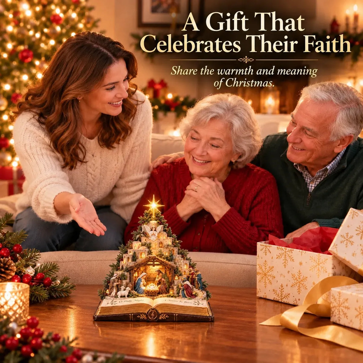 🔥Free Shipping—— 50% OFF ✝️Bethlehem Star of Faith Christmas Tree Light✨