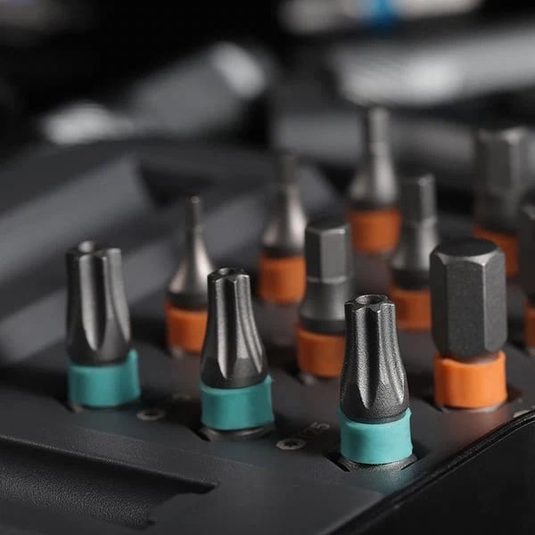🎉🔩 Factory Direct 49% Off 🔥Over 100,000 Sold! 🛠️Freely assemble to solve all tool troubles 🛠️ 24-in-1 screwdriver set – Magnetic, compact, and portable