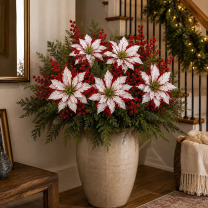 🎉❀Last Day 50% OFF🔥Christmas Poinsettia Planter Inserts