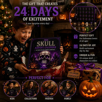2026 Skull Halloween Advent Calendar – 24 Collectible Characters