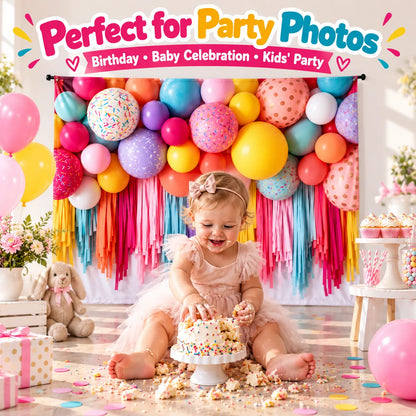🎈✨ Balloon Backdrop Curtain — Create an Instant Party Scene with Colorful Balloon Style!