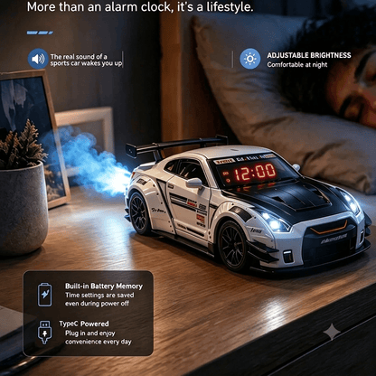 🏎️ Sports Car Alarm Clock Remote Control Model Car