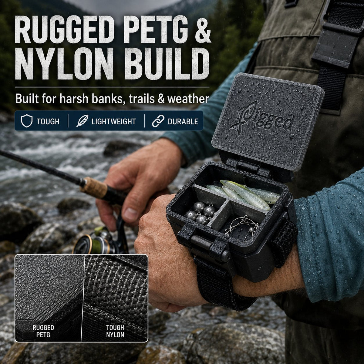 🐟Wearable Micro Tackle Box 🎣 | Modular Wrist Fishing Kit for Outdoor Explorers