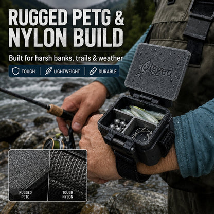🐟Wearable Micro Tackle Box 🎣 | Modular Wrist Fishing Kit for Outdoor Explorers