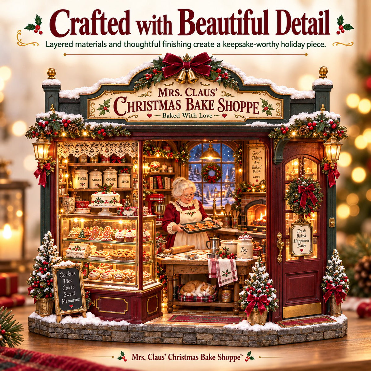 🧁 Mrs. Claus’ Christmas Bake Shoppe DIY Kit 🎄