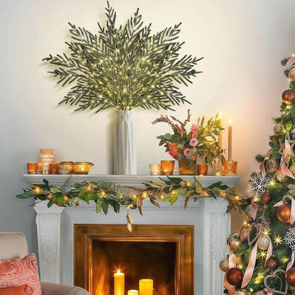 🎄 32' Christmas Lighted Norfolk Pine Branches