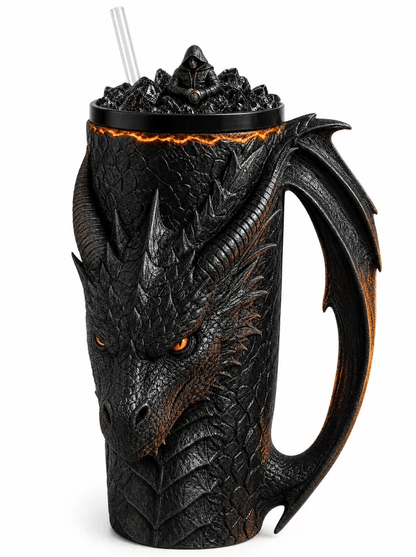 Dragon-Scale Insulated Tumbler – 5 Fantasy Collectible Styles