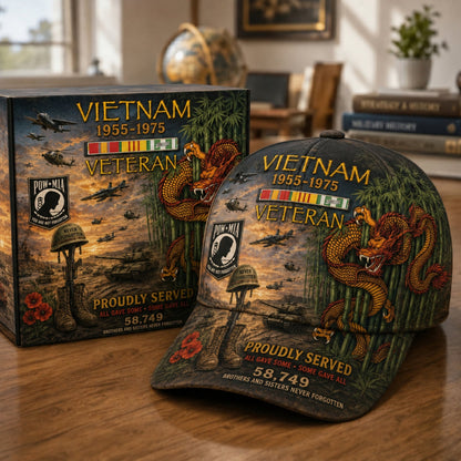 🔥 America 250th Celebration Sale: 50% OFF! 🎁Vietnam Veteran 1955–1975 Memorial Cap