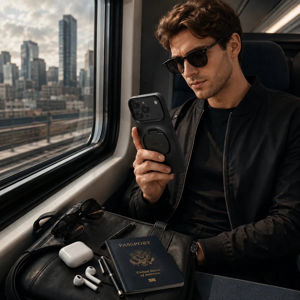 Hidden Storage Compartment Phone | Rugged Protective Cover with Hidden Storage Space for Daily Essentials, Travel Gear & On-The-Go Convenience ✨