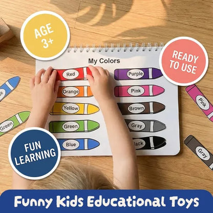 💥🏆Mallify Montessori Busy Book for Kids – 30 Learning Activities🎨