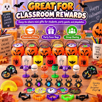🎃144PCS Halloween Toy and Gift Set for Kids