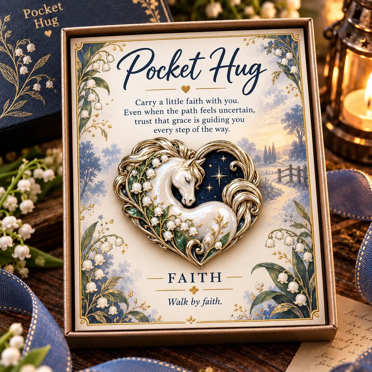🐴 Horse Heart Pocket Hug | A Little Keepsake with a Heartfelt Message Card 💝