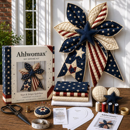 🔥HOT SALE🔥 Last Day 50% OFF - Large Patchwork Bow Sewing Kit
