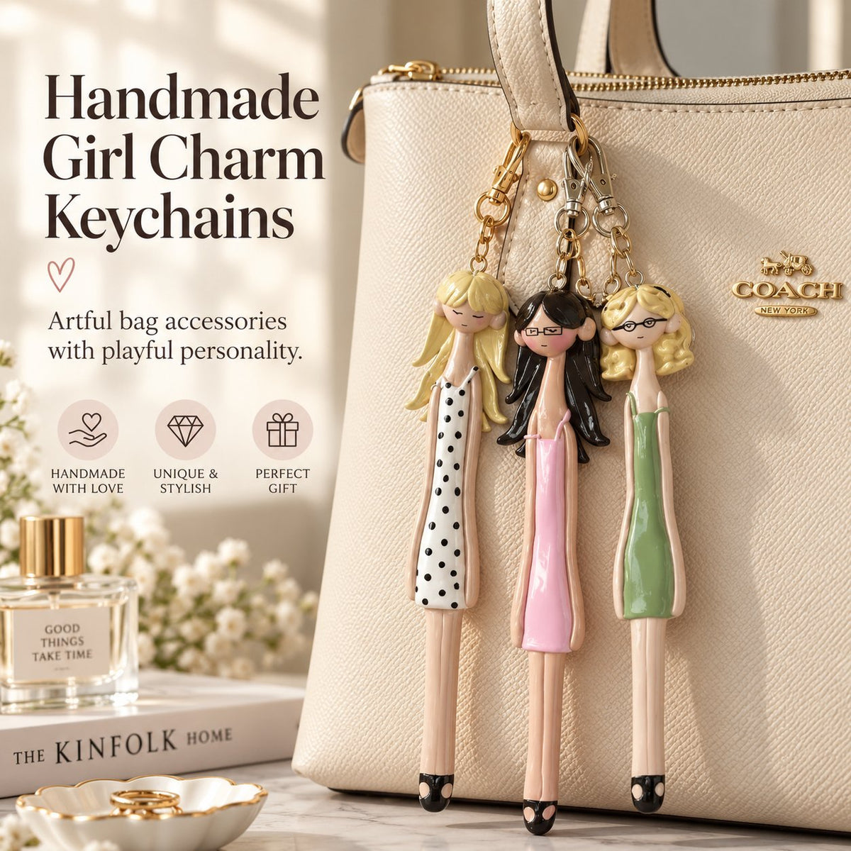 Handmade Girl Style Pendant Keychain👜