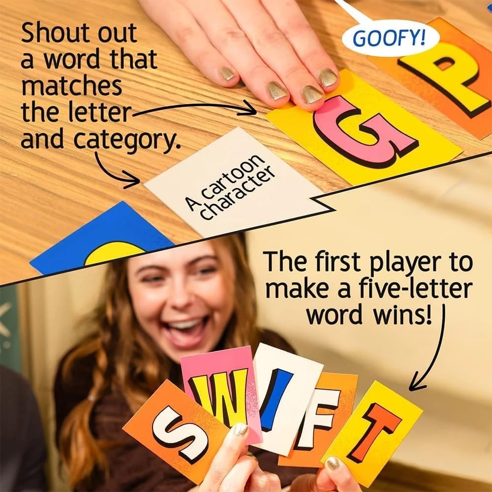 🤣💥 Pounce – Fast-Paced Word Card Game for Family & Friends