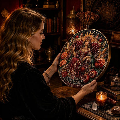 🔥 LAST DAY 49% OFF – 🔮 Premium 5D Diamond 12 Major Arcana Tarot Art Kit | Luxury Flocked Canvas with Scratch-Resistant Non-Fading Diamond Beads DIY Handmade Spiritual Decor 🌙💎✨