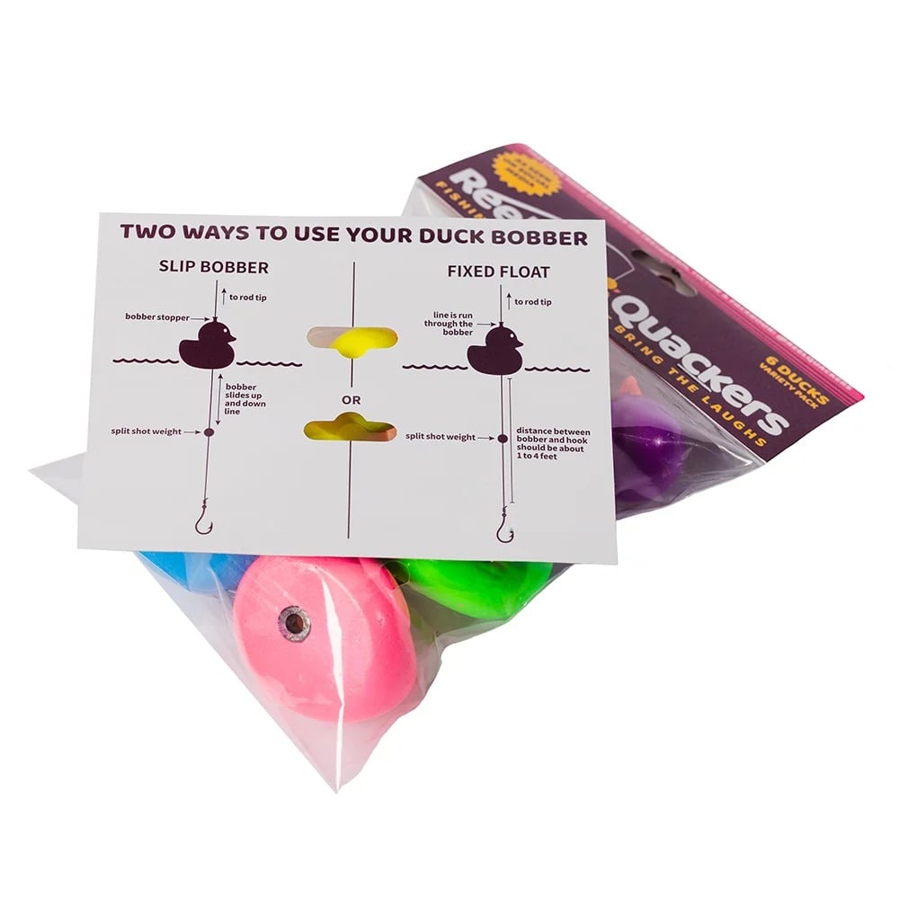 🔥 LAST DAY 49% OFF – 🦆 Reel QuackersTM Duck Fishing Bobber | Colorful Easy-to-Use Fishing Float for Kids, Families & Anglers 🎣✨