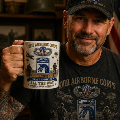 🪂U.S. Army Airborne Units “All the Way” Tribute Mug