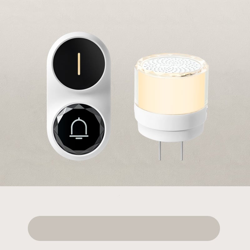 Light-Up Wireless Doorbell & Plug-In Chime